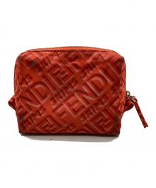 FENDI×SKIMS（フェンディ×スキムス）の古着「メイクポーチ」｜レッド