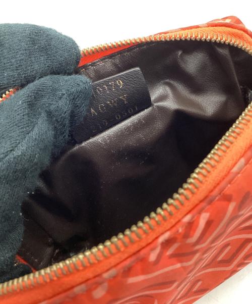 FENDI（フェンディ）FENDI (フェンディ) SKIMS (スキムス) メイクポーチ レッドの古着・服飾アイテム