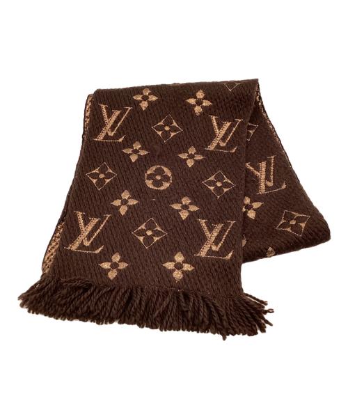 LOUIS VUITTON（ルイ ヴィトン）LOUIS VUITTON (ルイ ヴィトン) エシャルプ・ロゴマニアシャイン ブラウンの古着・服飾アイテム