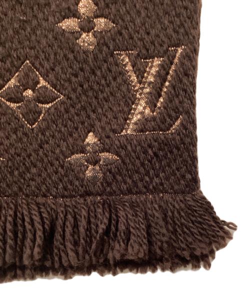 LOUIS VUITTON（ルイ ヴィトン）LOUIS VUITTON (ルイ ヴィトン) エシャルプ・ロゴマニアシャイン ブラウンの古着・服飾アイテム