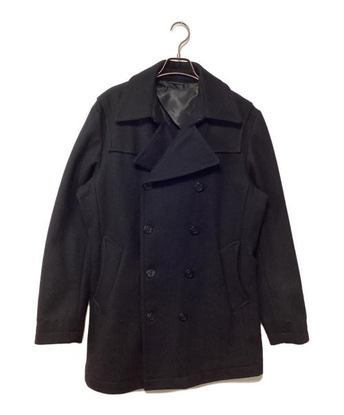 TEIJIN（テイジン）TEIJIN (テイジン) Pコート ブラック サイズ:Lの古着・服飾アイテム