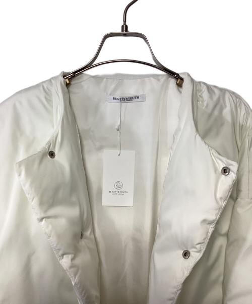 BEAUTY&YOUTH（ビューティーアンドユース）BEAUTY&YOUTH (ビューティーアンドユース) 中綿ジャケット オフホワイト サイズ:FREE 未使用品の古着・服飾アイテム