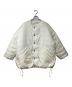 BEAUTY&YOUTH（ビューティーアンドユース）の古着「中綿ジャケット」｜オフホワイト