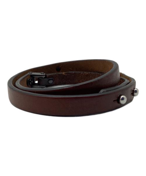 DIESEL（ディーゼル）DIESEL (ディーゼル) ブレスレット ブラウン×ブラックの古着・服飾アイテム