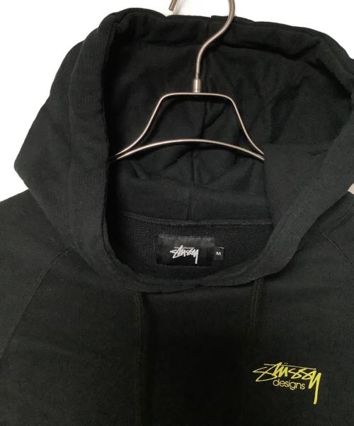 stussy（ステューシー）stussy (ステューシー) プルオーバーパーカー ブラック サイズ:SIZE Mの古着・服飾アイテム
