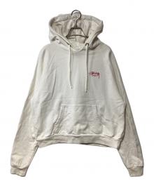 stussy（ステューシー）の古着「プルオーバーパーカー」｜ホワイト