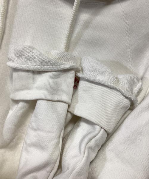 stussy（ステューシー）stussy (ステューシー) プルオーバーパーカー ホワイト サイズ:SIZE Mの古着・服飾アイテム