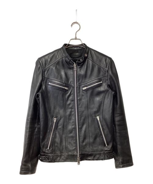 JACKROSE（ジャックローズ）JACKROSE (ジャックローズ) レザージャケット ブラック サイズ:4の古着・服飾アイテム
