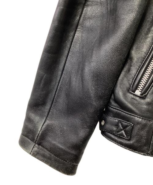 JACKROSE（ジャックローズ）JACKROSE (ジャックローズ) レザージャケット ブラック サイズ:4の古着・服飾アイテム