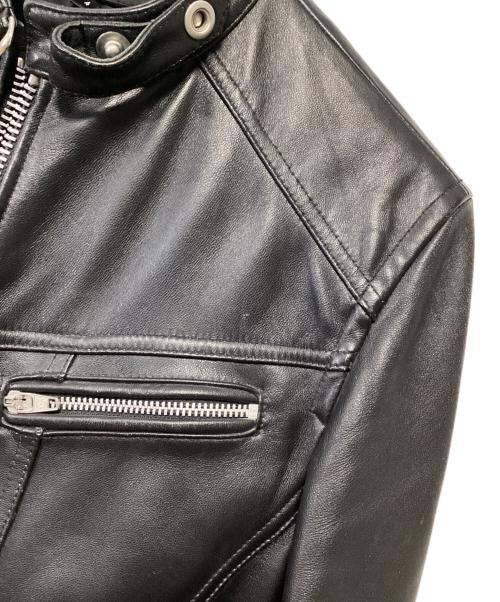 JACKROSE（ジャックローズ）JACKROSE (ジャックローズ) レザージャケット ブラック サイズ:4の古着・服飾アイテム