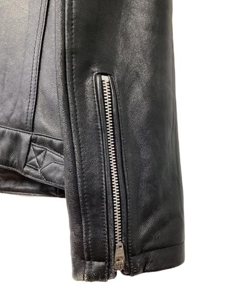 JACKROSE（ジャックローズ）JACKROSE (ジャックローズ) レザージャケット ブラック サイズ:4の古着・服飾アイテム