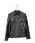 JACKROSE（ジャックローズ）の古着「レザージャケット」｜ブラック