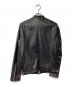 JACKROSE (ジャックローズ) レザージャケット ブラック サイズ:4：8000円