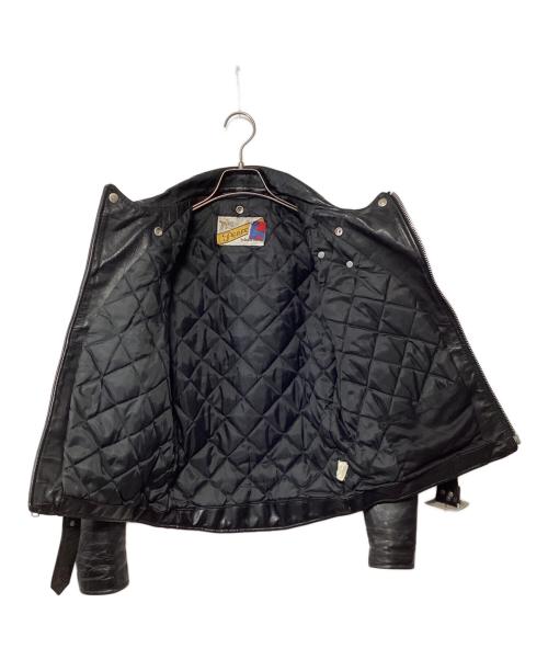 PERFECTO by Schott（パーフェクト バイ ショット）PERFECTO by Schott (パーフェクト バイ ショット) レザージャケット ブラック サイズ:36の古着・服飾アイテム