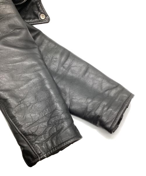 PERFECTO by Schott（パーフェクト バイ ショット）PERFECTO by Schott (パーフェクト バイ ショット) レザージャケット ブラック サイズ:36の古着・服飾アイテム