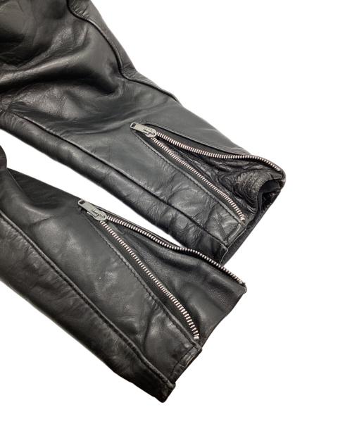 PERFECTO by Schott（パーフェクト バイ ショット）PERFECTO by Schott (パーフェクト バイ ショット) レザージャケット ブラック サイズ:36の古着・服飾アイテム
