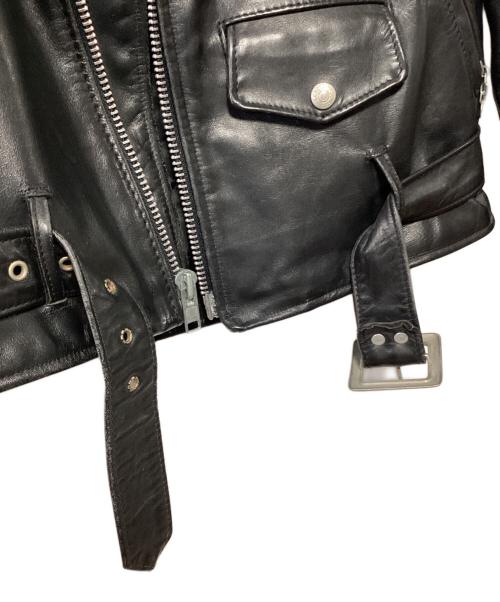 PERFECTO by Schott（パーフェクト バイ ショット）PERFECTO by Schott (パーフェクト バイ ショット) レザージャケット ブラック サイズ:36の古着・服飾アイテム