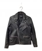 JACKROSEジャックローズ）の古着「レザージャケット」｜ブラック