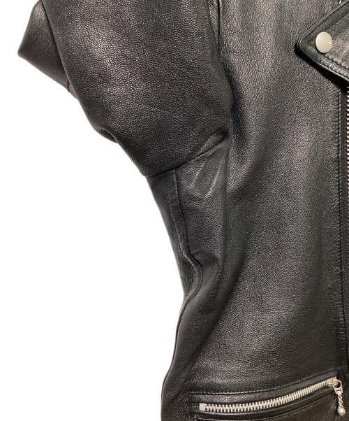 JACKROSE（ジャックローズ）JACKROSE (ジャックローズ) レザージャケット ブラック サイズ:4の古着・服飾アイテム