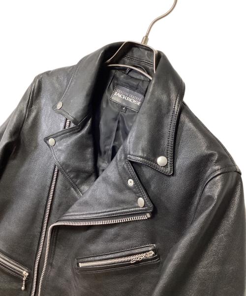 JACKROSE（ジャックローズ）JACKROSE (ジャックローズ) レザージャケット ブラック サイズ:4の古着・服飾アイテム