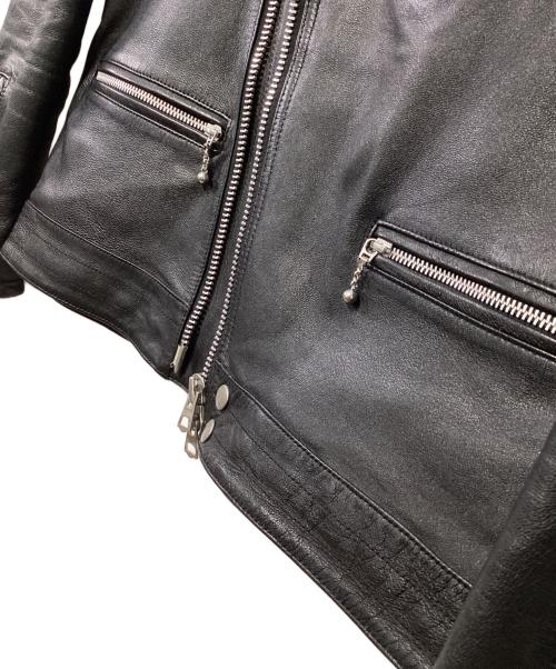 JACKROSE（ジャックローズ）JACKROSE (ジャックローズ) レザージャケット ブラック サイズ:4の古着・服飾アイテム