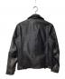 JACKROSE (ジャックローズ) レザージャケット ブラック サイズ:4：8000円