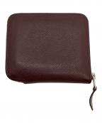 HERMESエルメス）の古着「アザップシルクインコンパクト」｜ボルドー