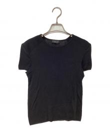 GUCCI（グッチ）の古着「半袖ニット」｜ブラック