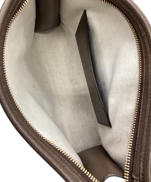 GUCCI（グッチ）GUCCI (グッチ) クラッチバッグ ベージュ×ブラウンの古着・服飾アイテム