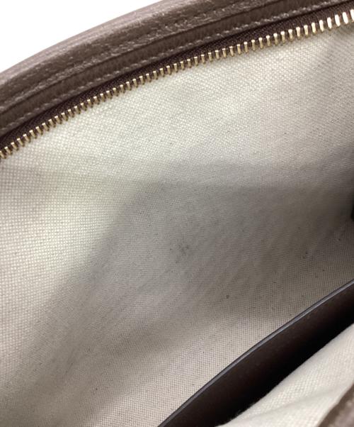 GUCCI（グッチ）GUCCI (グッチ) クラッチバッグ ベージュ×ブラウンの古着・服飾アイテム