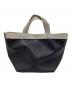Herve Chapelier (エルベシャプリエ) トートバッグ ブラック×グレー：5000円