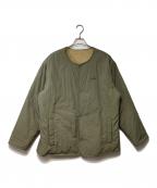 LEVI'Sリーバイス）の古着「リバーシブルボアジャケット」｜オリーブ×ベージュ