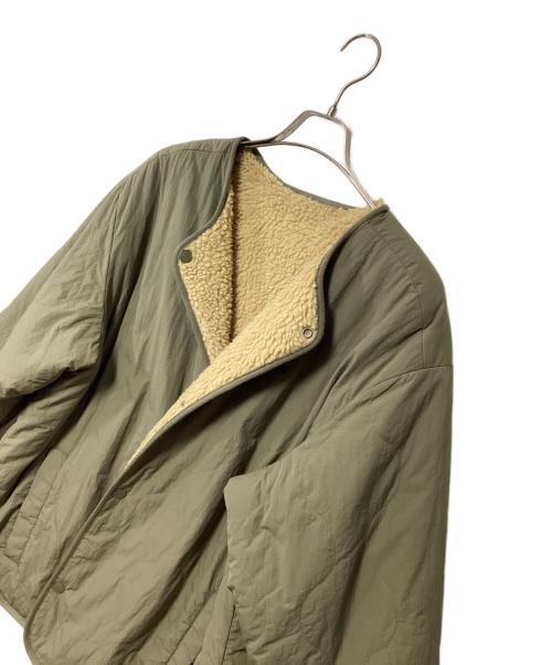 LEVI'S（リーバイス）LEVI'S (リーバイス) リバーシブルボアジャケット オリーブ×ベージュ サイズ:Lの古着・服飾アイテム