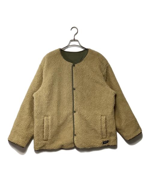 LEVI'S（リーバイス）LEVI'S (リーバイス) リバーシブルボアジャケット オリーブ×ベージュ サイズ:Lの古着・服飾アイテム