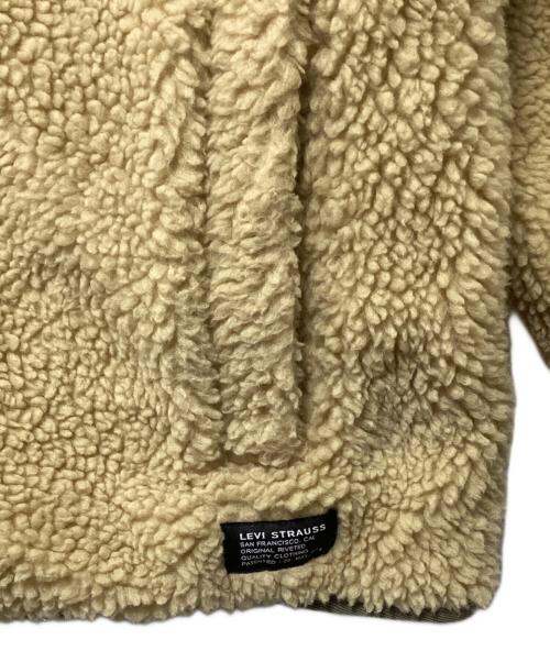LEVI'S（リーバイス）LEVI'S (リーバイス) リバーシブルボアジャケット オリーブ×ベージュ サイズ:Lの古着・服飾アイテム