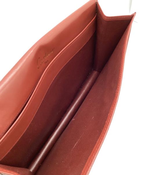 Cartier（カルティエ）Cartier (カルティエ) セカンドバッグ ボルドーの古着・服飾アイテム