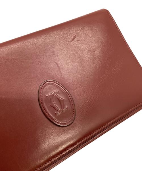 Cartier（カルティエ）Cartier (カルティエ) セカンドバッグ ボルドーの古着・服飾アイテム