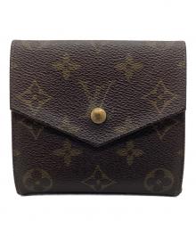 LOUIS VUITTON（ルイ ヴィトン）の古着「3つ折り財布」｜ブラウン