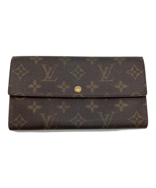 LOUIS VUITTON（ルイ ヴィトン）LOUIS VUITTON (ルイ ヴィトン) ポルトフォイユ・サラ ブラウンの古着・服飾アイテム