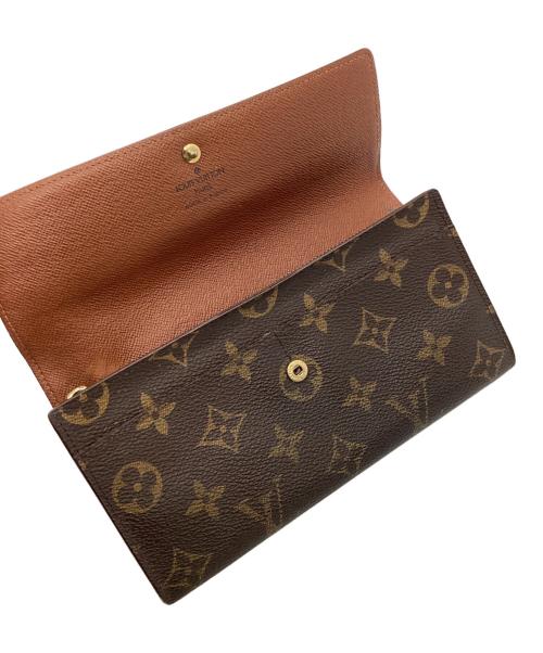LOUIS VUITTON（ルイ ヴィトン）LOUIS VUITTON (ルイ ヴィトン) ポルトフォイユ・サラ ブラウンの古着・服飾アイテム