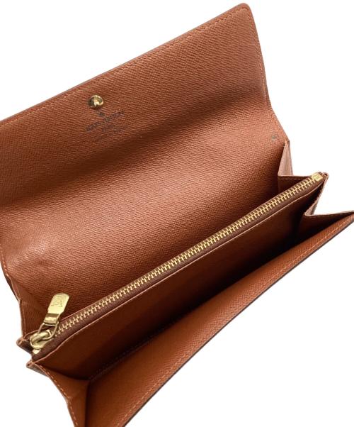 LOUIS VUITTON（ルイ ヴィトン）LOUIS VUITTON (ルイ ヴィトン) ポルトフォイユ・サラ ブラウンの古着・服飾アイテム