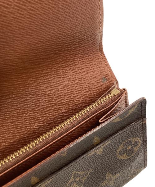 LOUIS VUITTON（ルイ ヴィトン）LOUIS VUITTON (ルイ ヴィトン) ポルトフォイユ・サラ ブラウンの古着・服飾アイテム