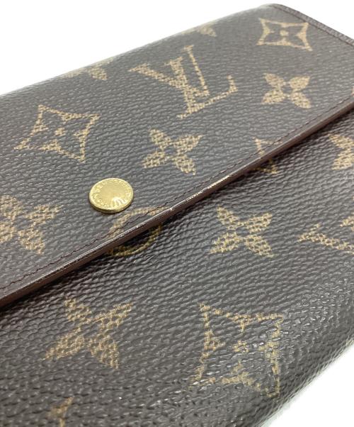 LOUIS VUITTON（ルイ ヴィトン）LOUIS VUITTON (ルイ ヴィトン) ポルトフォイユ・サラ ブラウンの古着・服飾アイテム