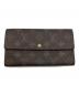 LOUIS VUITTON（ルイ ヴィトン）の古着「ポルトフォイユ・サラ」｜ブラウン
