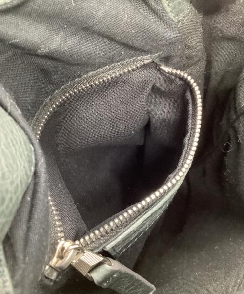 BALENCIAGA（バレンシアガ）BALENCIAGA (バレンシアガ) クラシックリポーターショルダーバッグ グリーンの古着・服飾アイテム