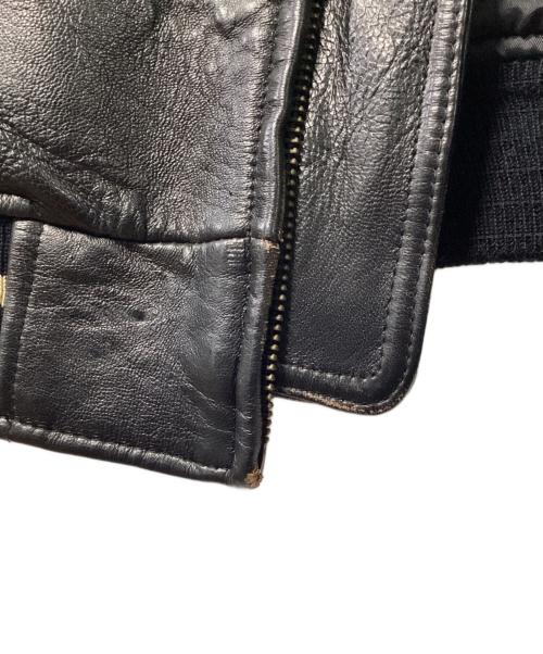 HARLEY-DAVIDSON（ハーレーダビッドソン）HARLEY-DAVIDSON (ハーレーダビッドソン) スタジャン ブラック サイズ:Lの古着・服飾アイテム