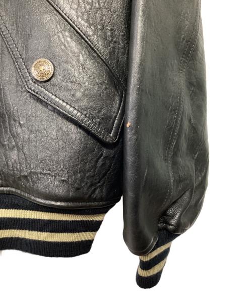 HARLEY-DAVIDSON（ハーレーダビッドソン）HARLEY-DAVIDSON (ハーレーダビッドソン) スタジャン ブラック サイズ:Lの古着・服飾アイテム