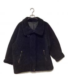 journal standard L'essage（ジャーナルスタンダード レサージュ）の古着「ボアアビエータージャケット」｜ブラック