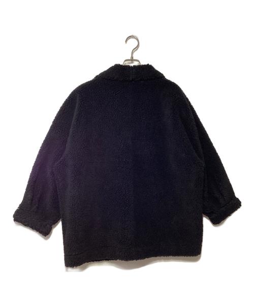 journal standard L'essage（ジャーナルスタンダード レサージュ）journal standard L'essage (ジャーナルスタンダード レサージュ) ボアアビエータージャケット ブラック サイズ:記載なしの古着・服飾アイテム