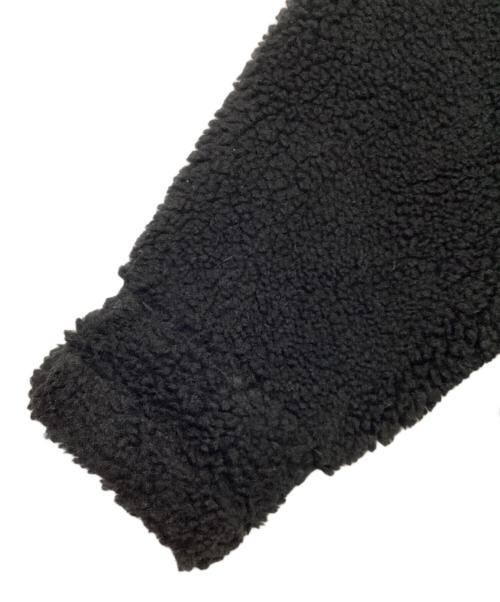 journal standard L'essage（ジャーナルスタンダード レサージュ）journal standard L'essage (ジャーナルスタンダード レサージュ) ボアアビエータージャケット ブラック サイズ:記載なしの古着・服飾アイテム